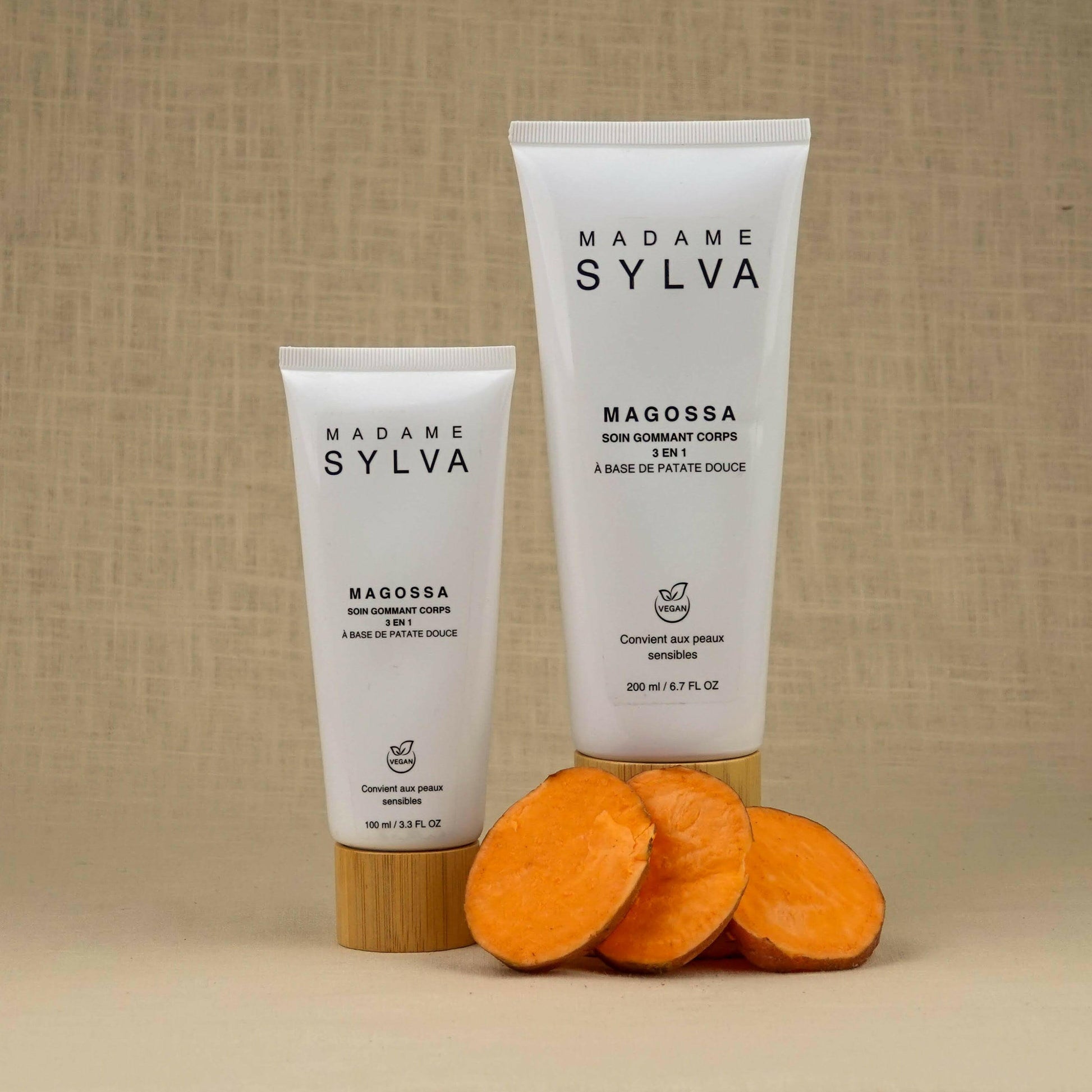 Soin de douche 3 en 1 à la patate douce